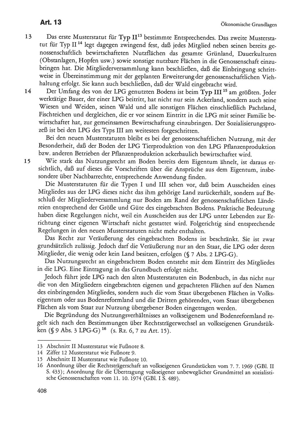 Die sozialistische Verfassung der Deutschen Demokratischen Republik (DDR), Kommentar 1982, Seite 408 (Soz. Verf. DDR Komm. 1982, S. 408)