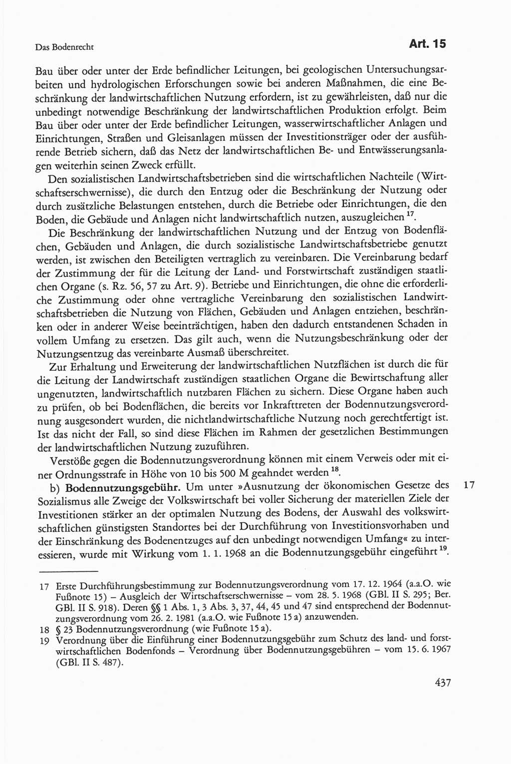 Die sozialistische Verfassung der Deutschen Demokratischen Republik (DDR), Kommentar 1982, Seite 437 (Soz. Verf. DDR Komm. 1982, S. 437)