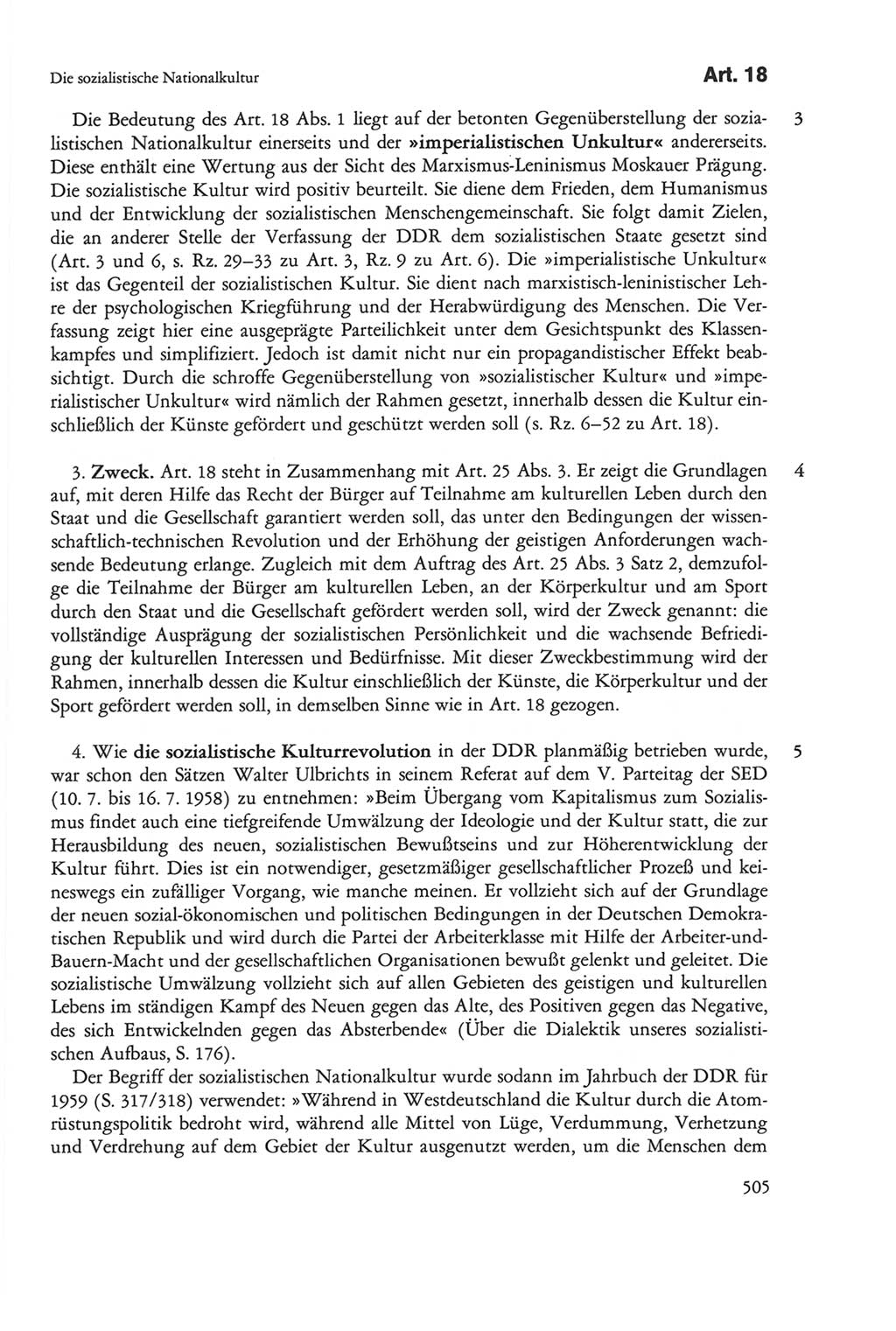 Die sozialistische Verfassung der Deutschen Demokratischen Republik (DDR), Kommentar 1982, Seite 505 (Soz. Verf. DDR Komm. 1982, S. 505)