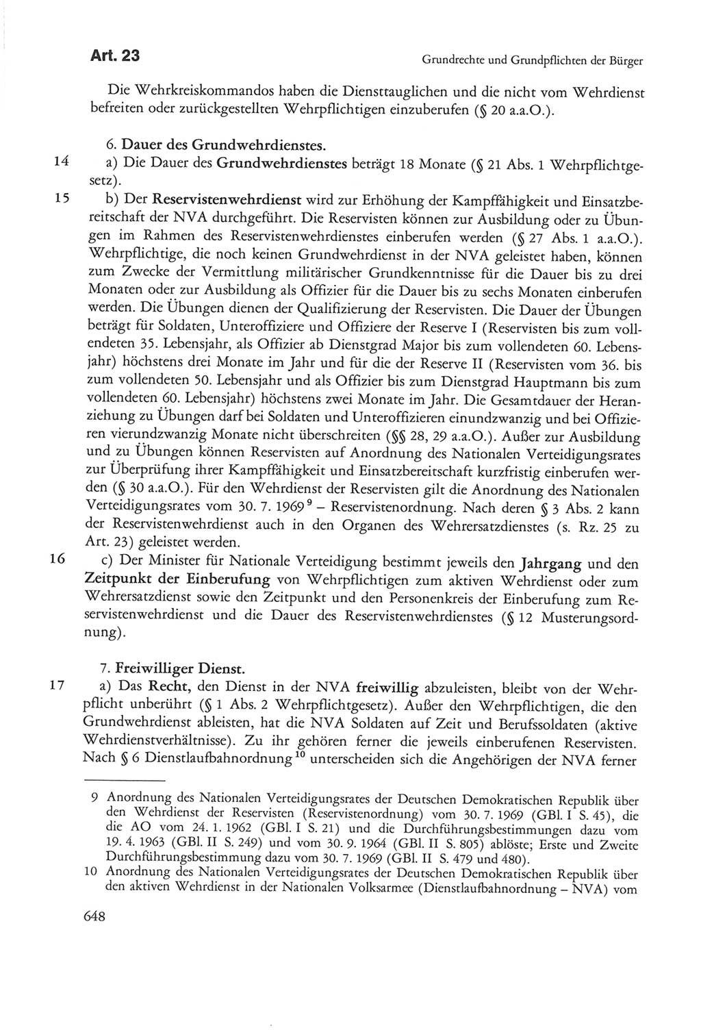 Die sozialistische Verfassung der Deutschen Demokratischen Republik (DDR), Kommentar 1982, Seite 648 (Soz. Verf. DDR Komm. 1982, S. 648)