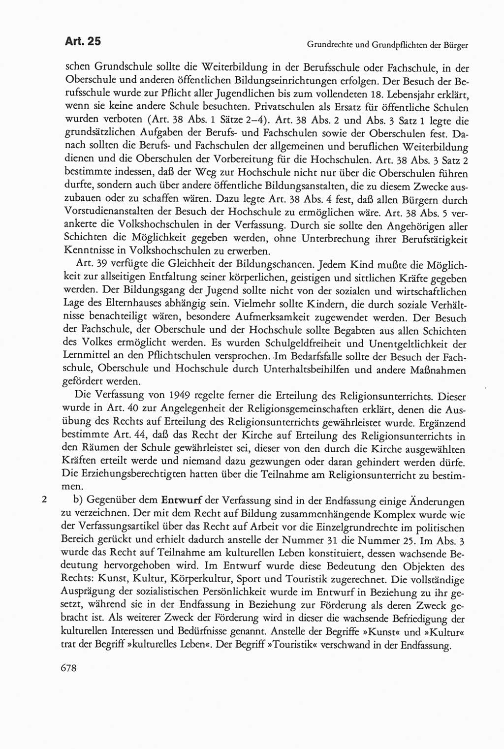 Die sozialistische Verfassung der Deutschen Demokratischen Republik (DDR), Kommentar 1982, Seite 678 (Soz. Verf. DDR Komm. 1982, S. 678)