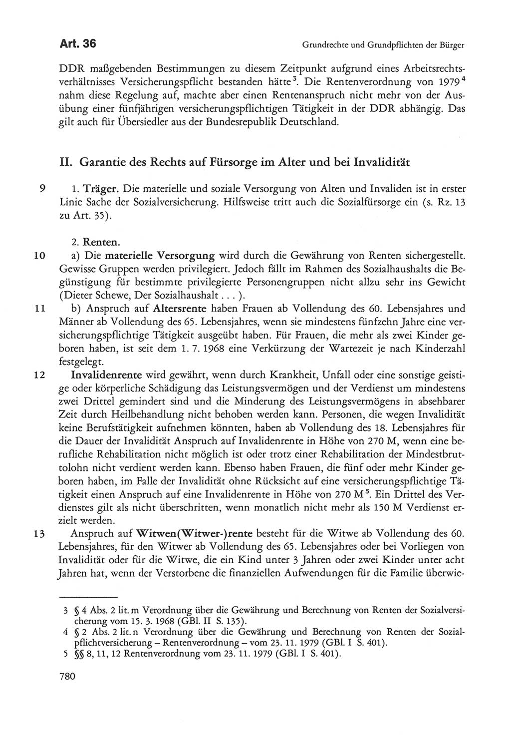 Die sozialistische Verfassung der Deutschen Demokratischen Republik (DDR), Kommentar 1982, Seite 780 (Soz. Verf. DDR Komm. 1982, S. 780)