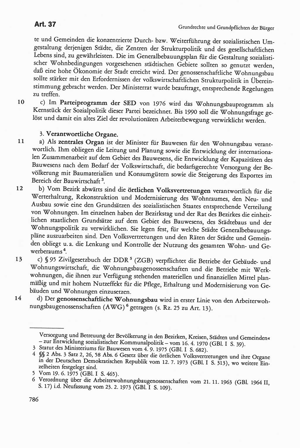 Die sozialistische Verfassung der Deutschen Demokratischen Republik (DDR), Kommentar 1982, Seite 786 (Soz. Verf. DDR Komm. 1982, S. 786)
