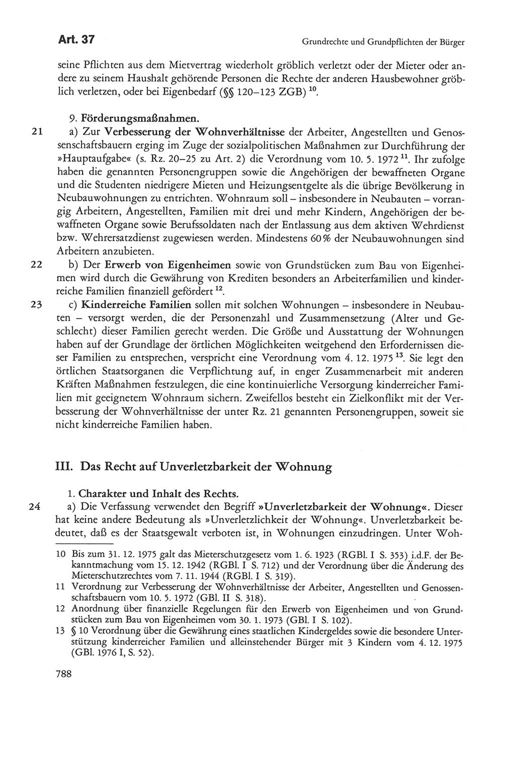 Die sozialistische Verfassung der Deutschen Demokratischen Republik (DDR), Kommentar 1982, Seite 788 (Soz. Verf. DDR Komm. 1982, S. 788)