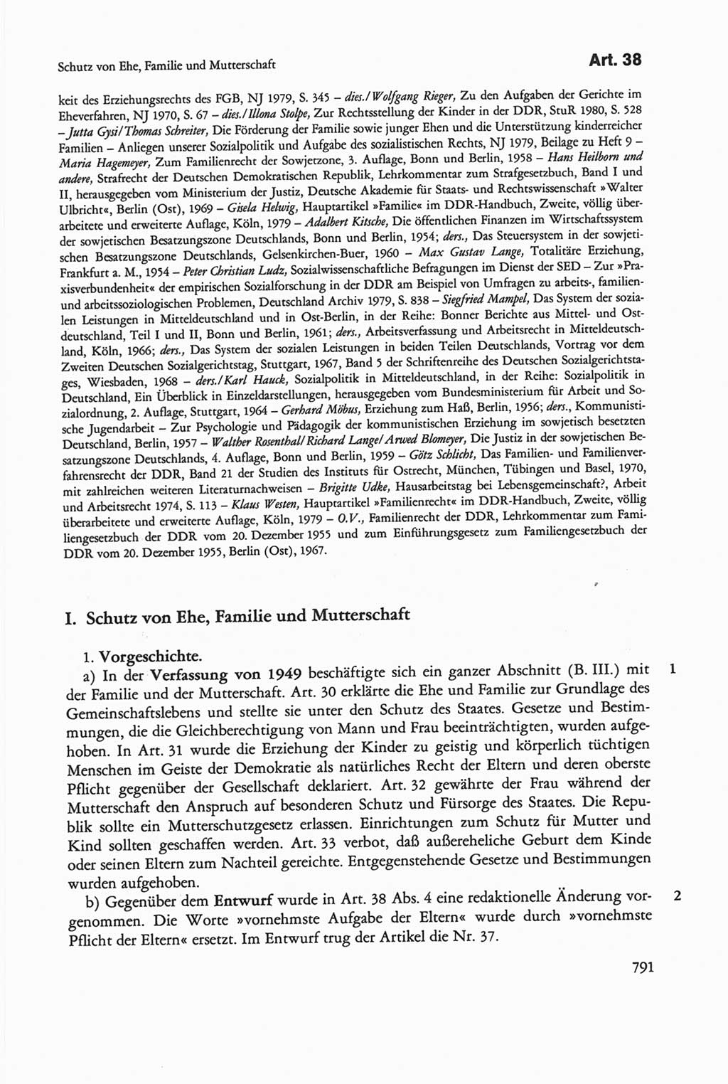 Die sozialistische Verfassung der Deutschen Demokratischen Republik (DDR), Kommentar 1982, Seite 791 (Soz. Verf. DDR Komm. 1982, S. 791)