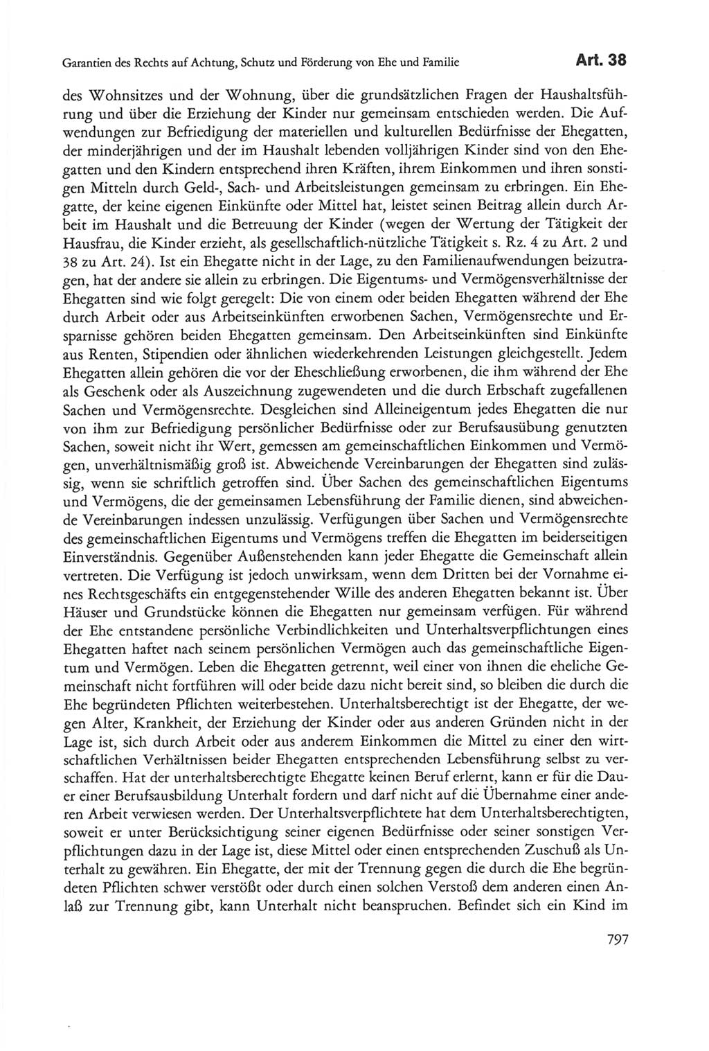 Die sozialistische Verfassung der Deutschen Demokratischen Republik (DDR), Kommentar 1982, Seite 797 (Soz. Verf. DDR Komm. 1982, S. 797)