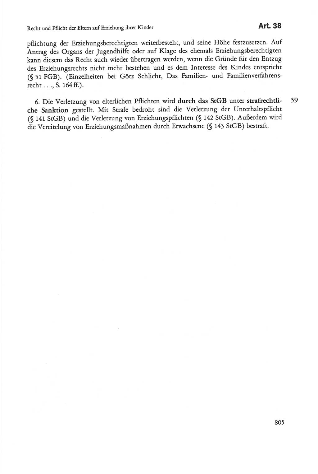 Die sozialistische Verfassung der Deutschen Demokratischen Republik (DDR), Kommentar 1982, Seite 805 (Soz. Verf. DDR Komm. 1982, S. 805)