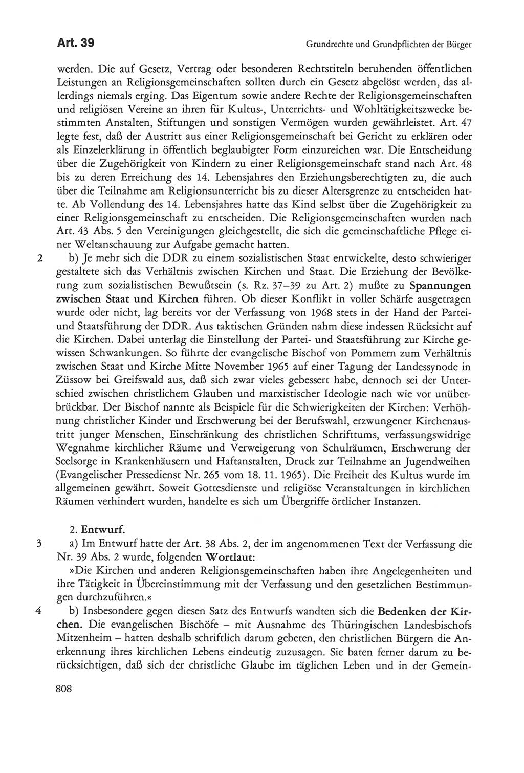 Die sozialistische Verfassung der Deutschen Demokratischen Republik (DDR), Kommentar 1982, Seite 808 (Soz. Verf. DDR Komm. 1982, S. 808)
