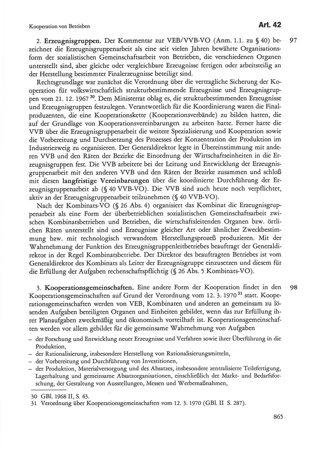 Die sozialistische Verfassung der Deutschen Demokratischen Republik (DDR), Kommentar 1982, Seite 865 (Soz. Verf. DDR Komm. 1982, S. 865)