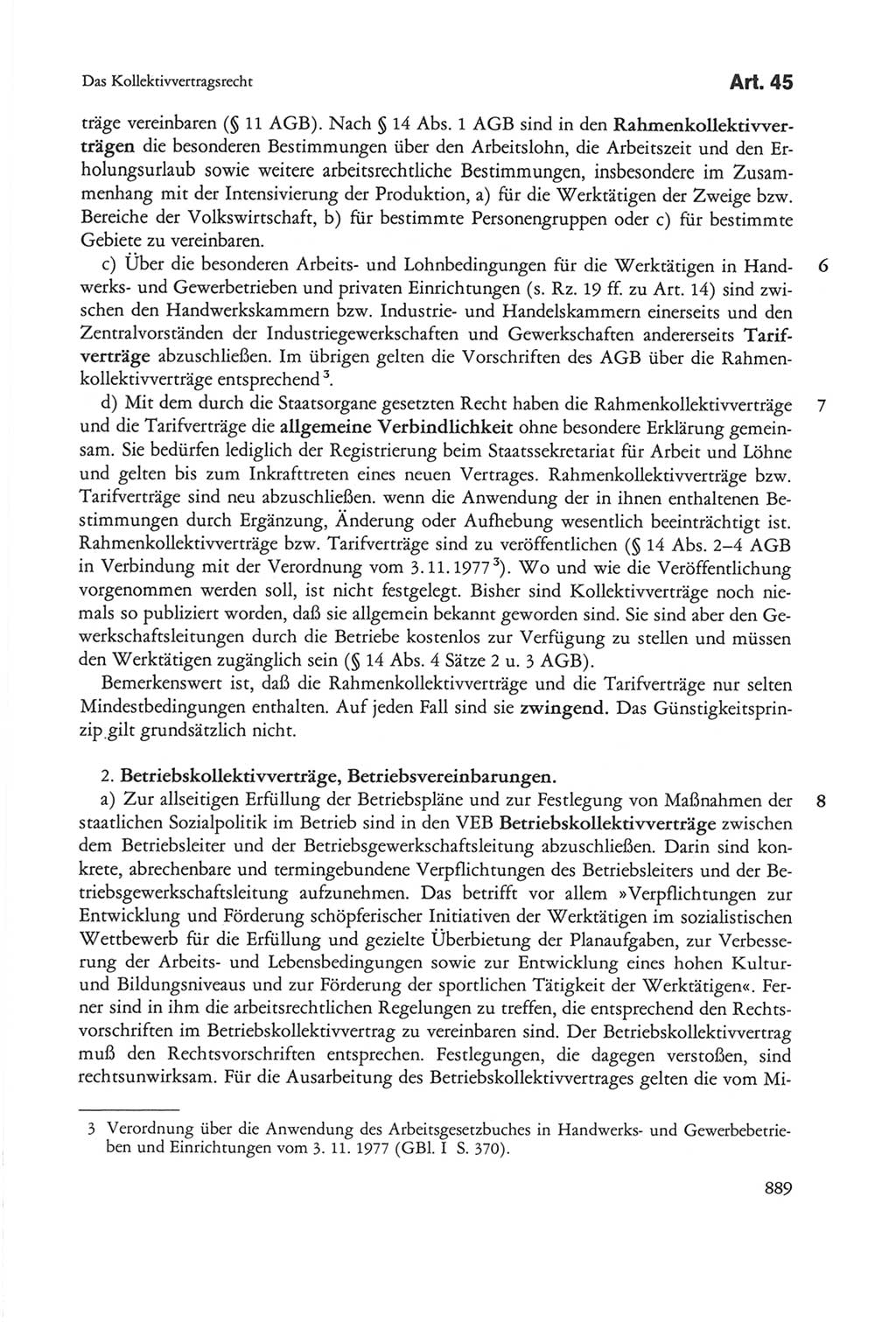 Die sozialistische Verfassung der Deutschen Demokratischen Republik (DDR), Kommentar 1982, Seite 889 (Soz. Verf. DDR Komm. 1982, S. 889)