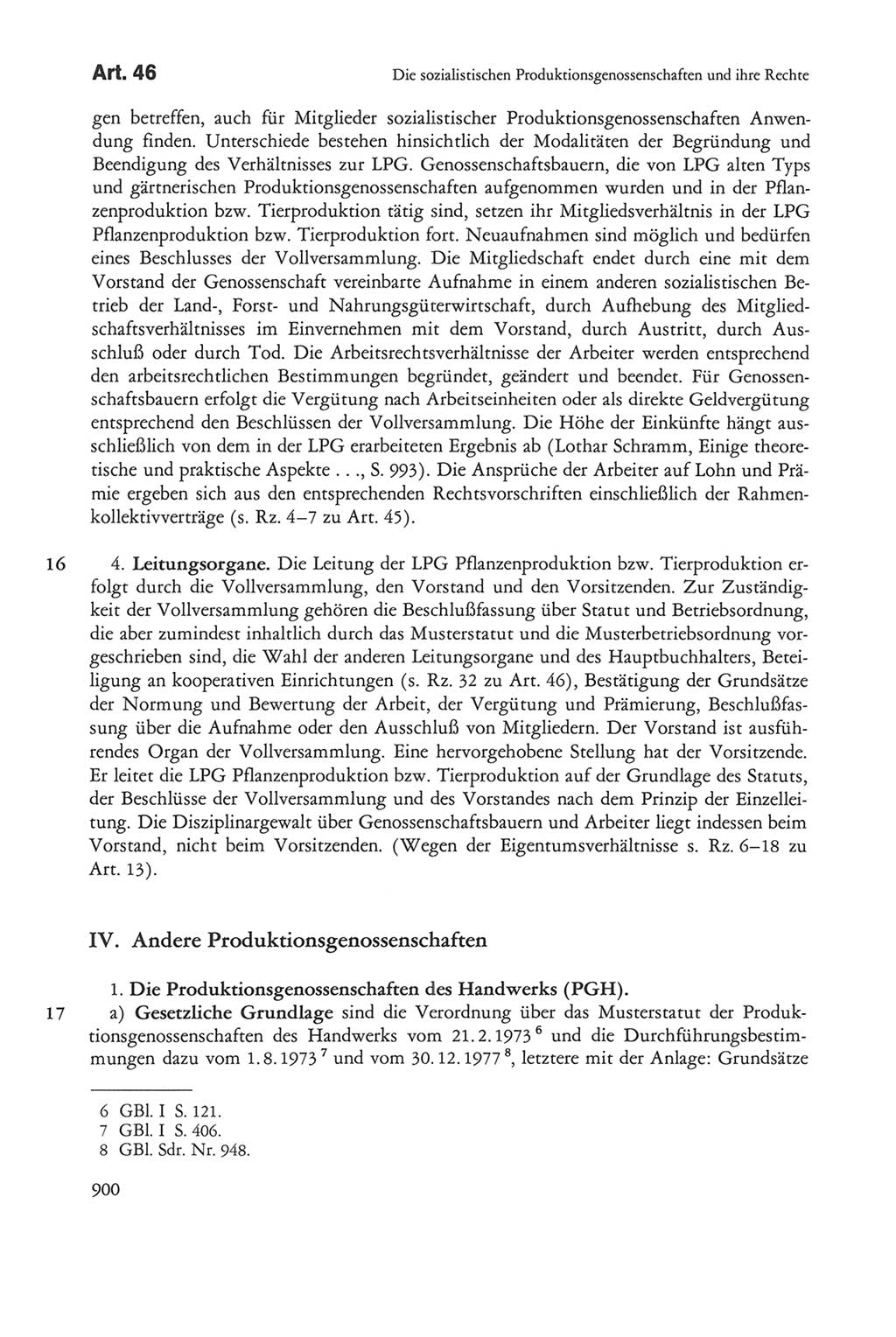 Die sozialistische Verfassung der Deutschen Demokratischen Republik (DDR), Kommentar 1982, Seite 900 (Soz. Verf. DDR Komm. 1982, S. 900)