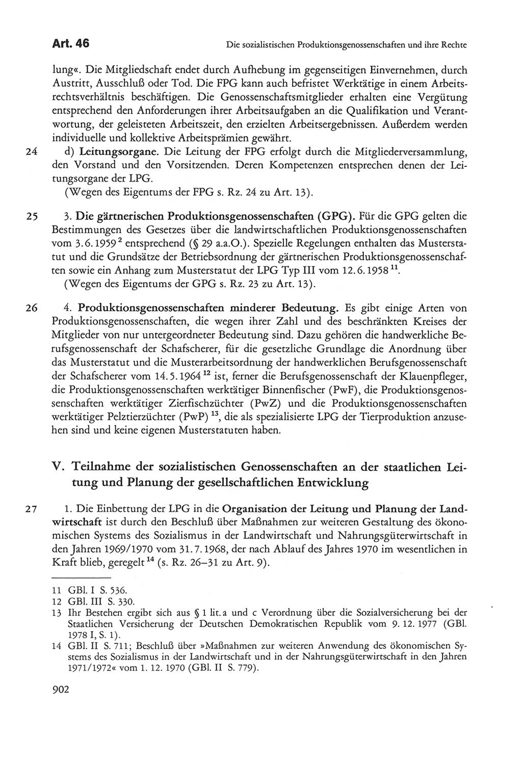 Die sozialistische Verfassung der Deutschen Demokratischen Republik (DDR), Kommentar 1982, Seite 902 (Soz. Verf. DDR Komm. 1982, S. 902)