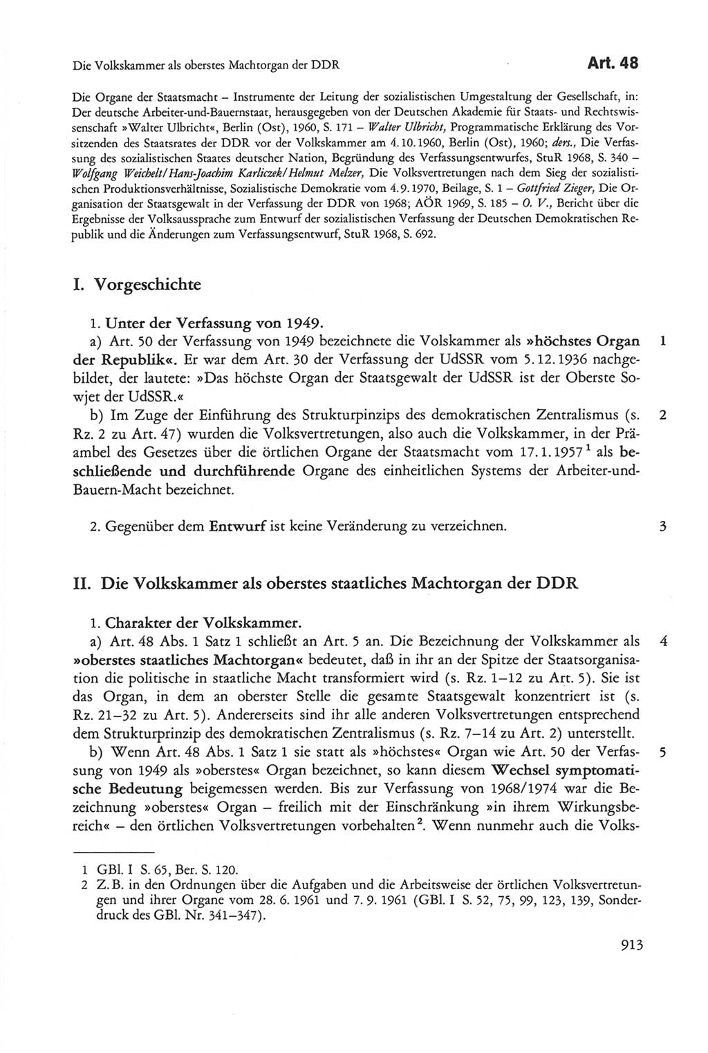 Die sozialistische Verfassung der Deutschen Demokratischen Republik (DDR), Kommentar 1982, Seite 913 (Soz. Verf. DDR Komm. 1982, S. 913)