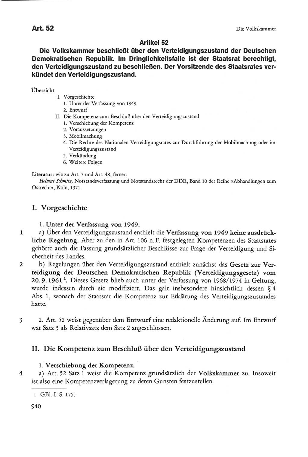 Die sozialistische Verfassung der Deutschen Demokratischen Republik (DDR), Kommentar 1982, Seite 940 (Soz. Verf. DDR Komm. 1982, S. 940)