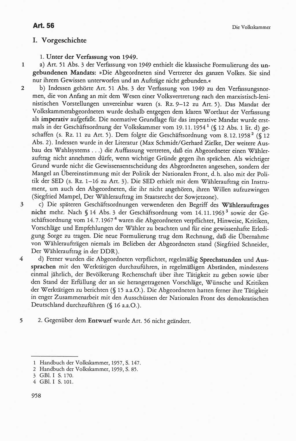 Die sozialistische Verfassung der Deutschen Demokratischen Republik (DDR), Kommentar 1982, Seite 958 (Soz. Verf. DDR Komm. 1982, S. 958)