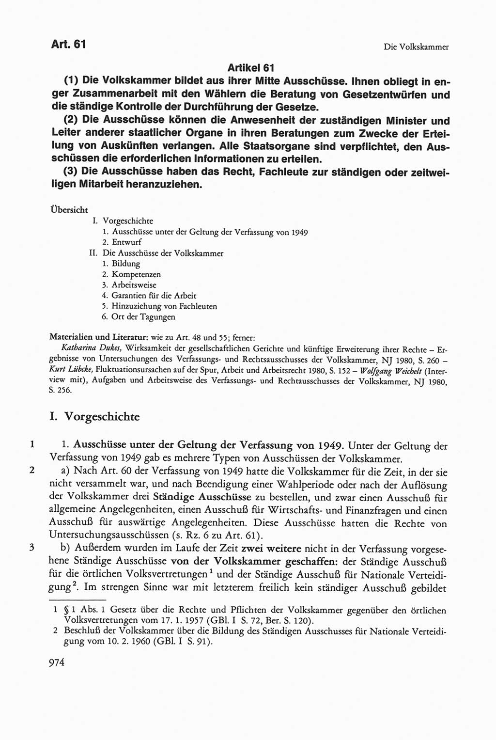 Die sozialistische Verfassung der Deutschen Demokratischen Republik (DDR), Kommentar 1982, Seite 974 (Soz. Verf. DDR Komm. 1982, S. 974)