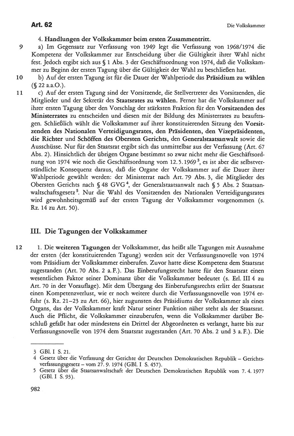 Die sozialistische Verfassung der Deutschen Demokratischen Republik (DDR), Kommentar 1982, Seite 982 (Soz. Verf. DDR Komm. 1982, S. 982)