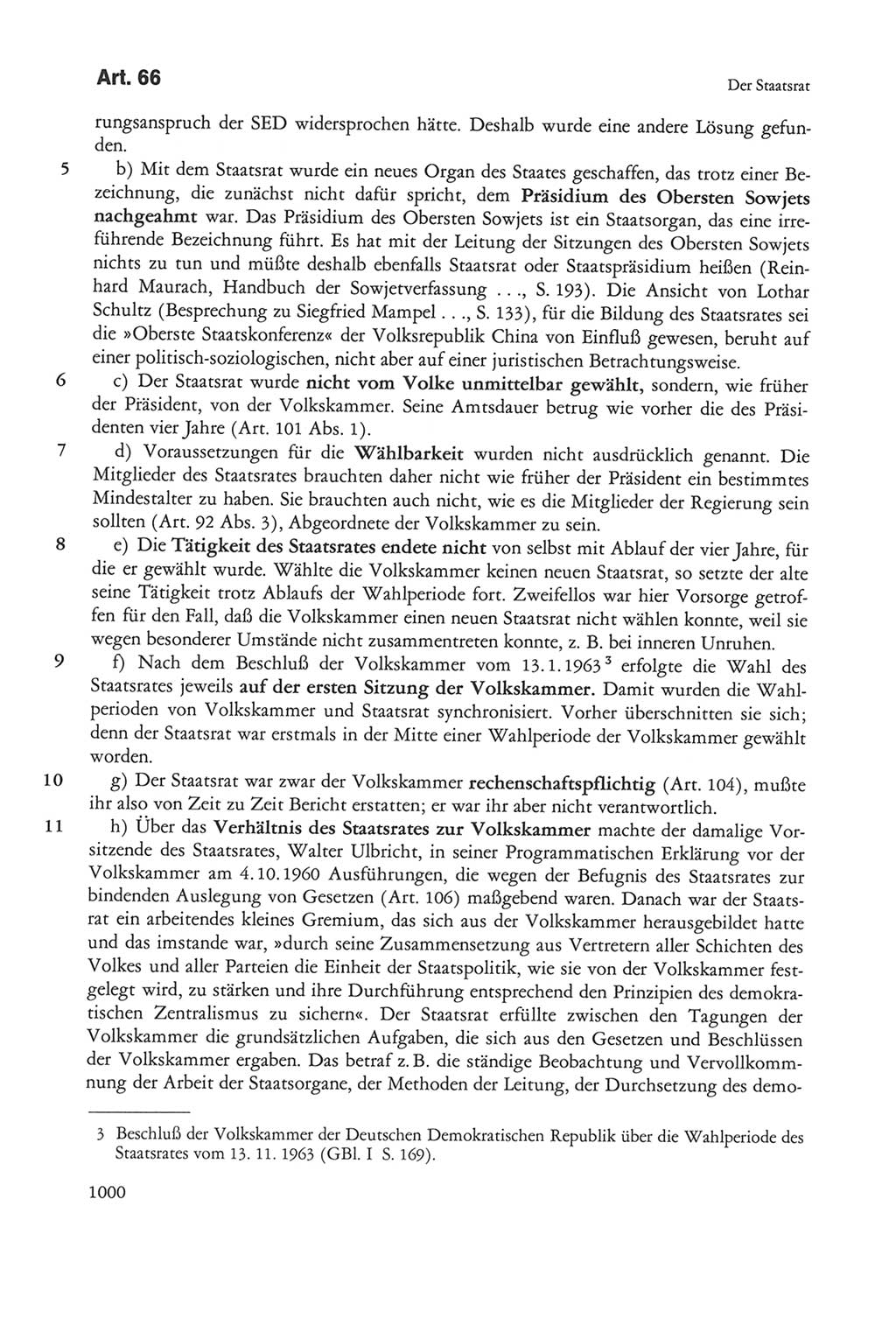 Die sozialistische Verfassung der Deutschen Demokratischen Republik (DDR), Kommentar 1982, Seite 1000 (Soz. Verf. DDR Komm. 1982, S. 1000)