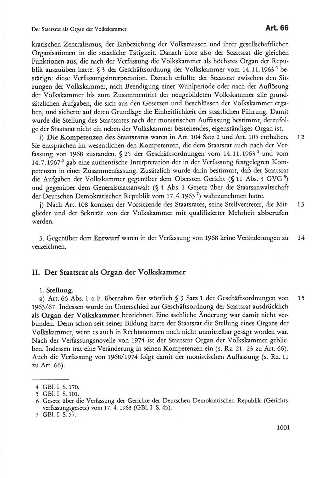 Die sozialistische Verfassung der Deutschen Demokratischen Republik (DDR), Kommentar 1982, Seite 1001 (Soz. Verf. DDR Komm. 1982, S. 1001)