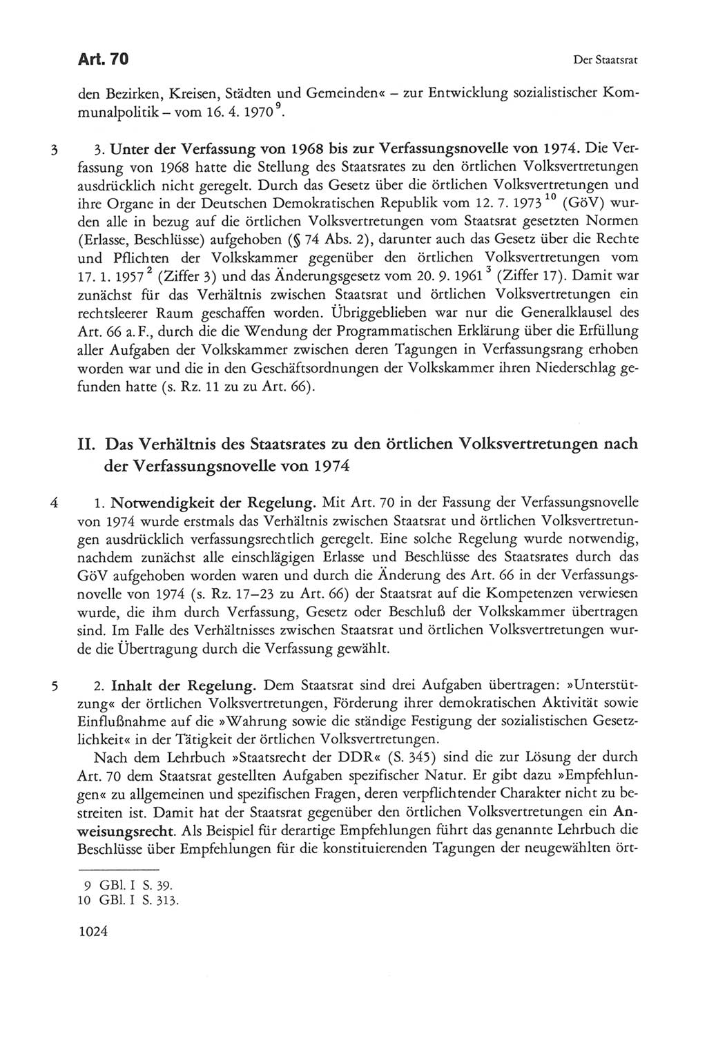 Die sozialistische Verfassung der Deutschen Demokratischen Republik (DDR), Kommentar 1982, Seite 1024 (Soz. Verf. DDR Komm. 1982, S. 1024)