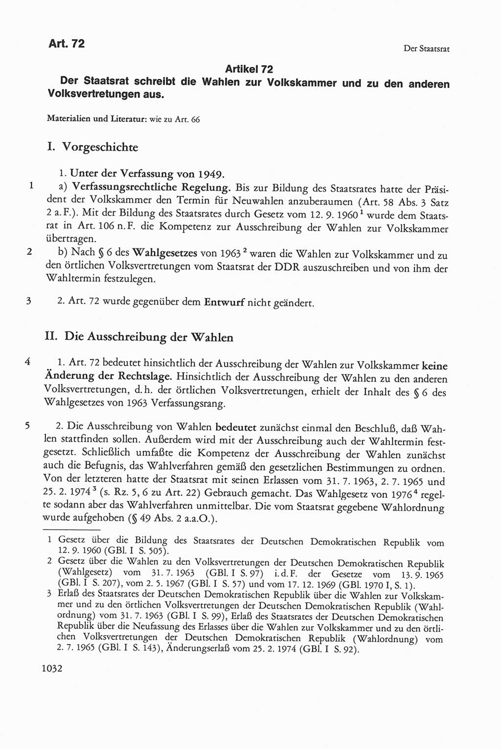 Die sozialistische Verfassung der Deutschen Demokratischen Republik (DDR), Kommentar 1982, Seite 1032 (Soz. Verf. DDR Komm. 1982, S. 1032)