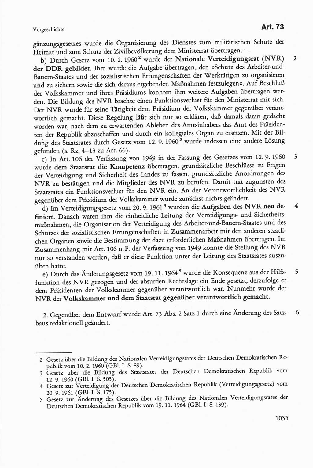 Die sozialistische Verfassung der Deutschen Demokratischen Republik (DDR), Kommentar 1982, Seite 1035 (Soz. Verf. DDR Komm. 1982, S. 1035)
