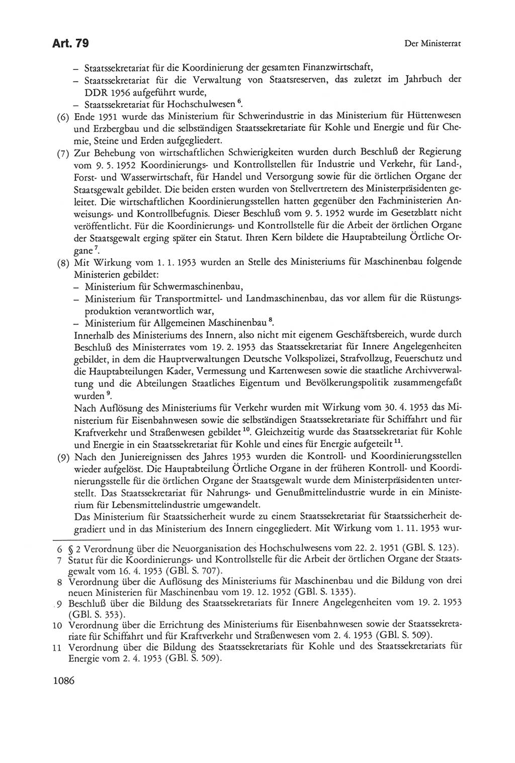 Die sozialistische Verfassung der Deutschen Demokratischen Republik (DDR), Kommentar 1982, Seite 1086 (Soz. Verf. DDR Komm. 1982, S. 1086)