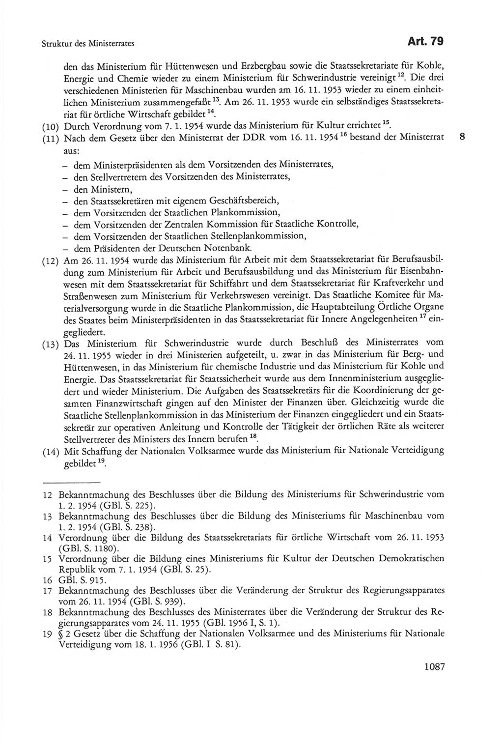 Die sozialistische Verfassung der Deutschen Demokratischen Republik (DDR), Kommentar 1982, Seite 1087 (Soz. Verf. DDR Komm. 1982, S. 1087)