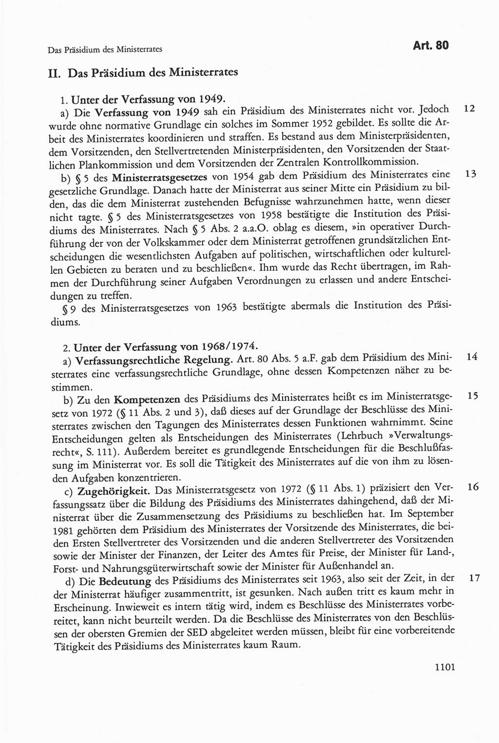 Die sozialistische Verfassung der Deutschen Demokratischen Republik (DDR), Kommentar 1982, Seite 1101 (Soz. Verf. DDR Komm. 1982, S. 1101)
