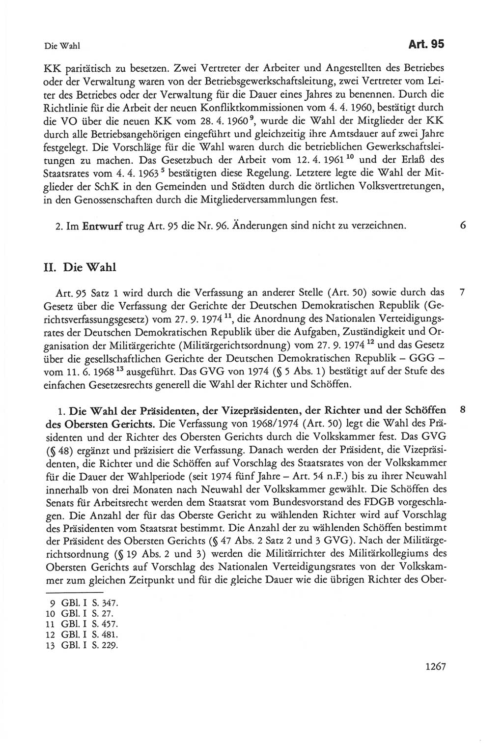 Die sozialistische Verfassung der Deutschen Demokratischen Republik (DDR), Kommentar 1982, Seite 1267 (Soz. Verf. DDR Komm. 1982, S. 1267)