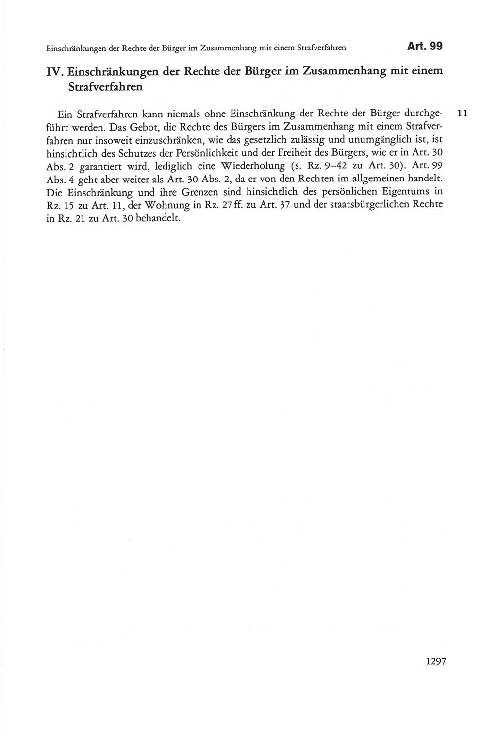 Die sozialistische Verfassung der Deutschen Demokratischen Republik (DDR), Kommentar 1982, Seite 1297 (Soz. Verf. DDR Komm. 1982, S. 1297)