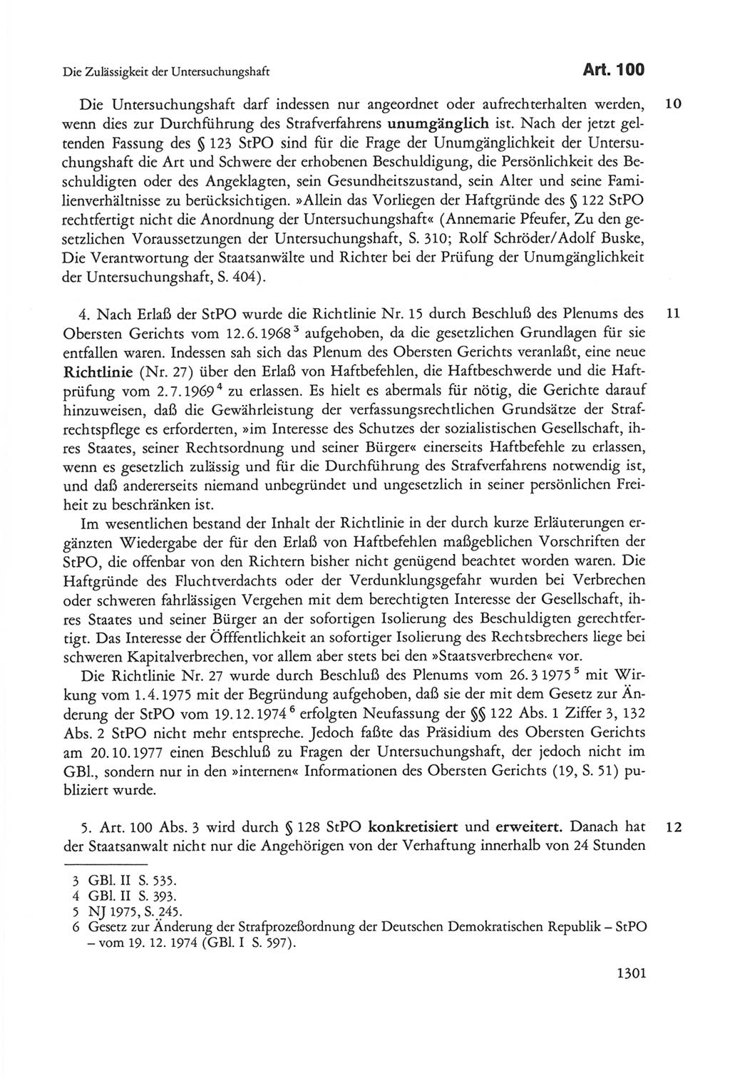 Die sozialistische Verfassung der Deutschen Demokratischen Republik (DDR), Kommentar 1982, Seite 1301 (Soz. Verf. DDR Komm. 1982, S. 1301)