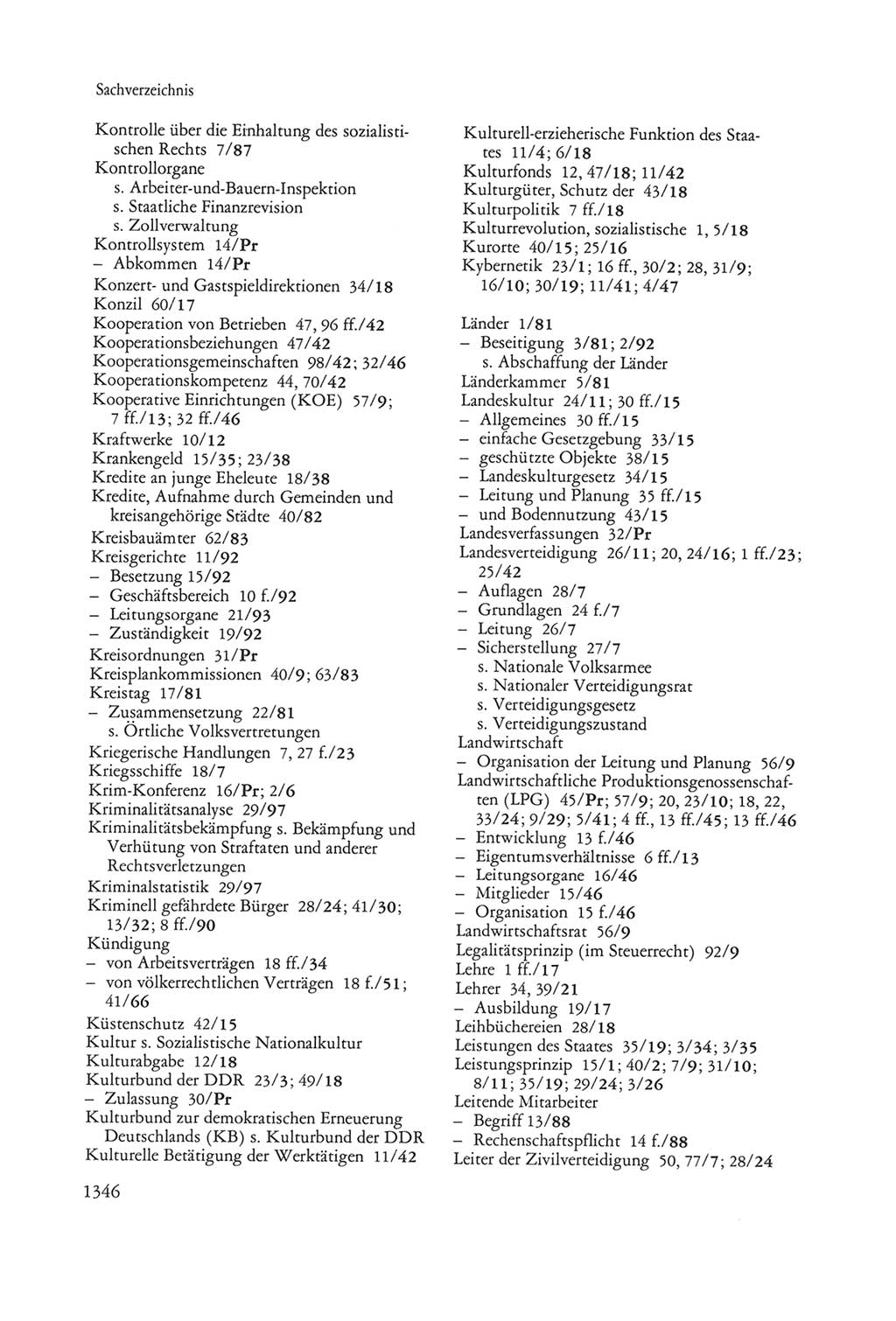 Die sozialistische Verfassung der Deutschen Demokratischen Republik (DDR), Kommentar 1982, Seite 1346 (Soz. Verf. DDR Komm. 1982, S. 1346)