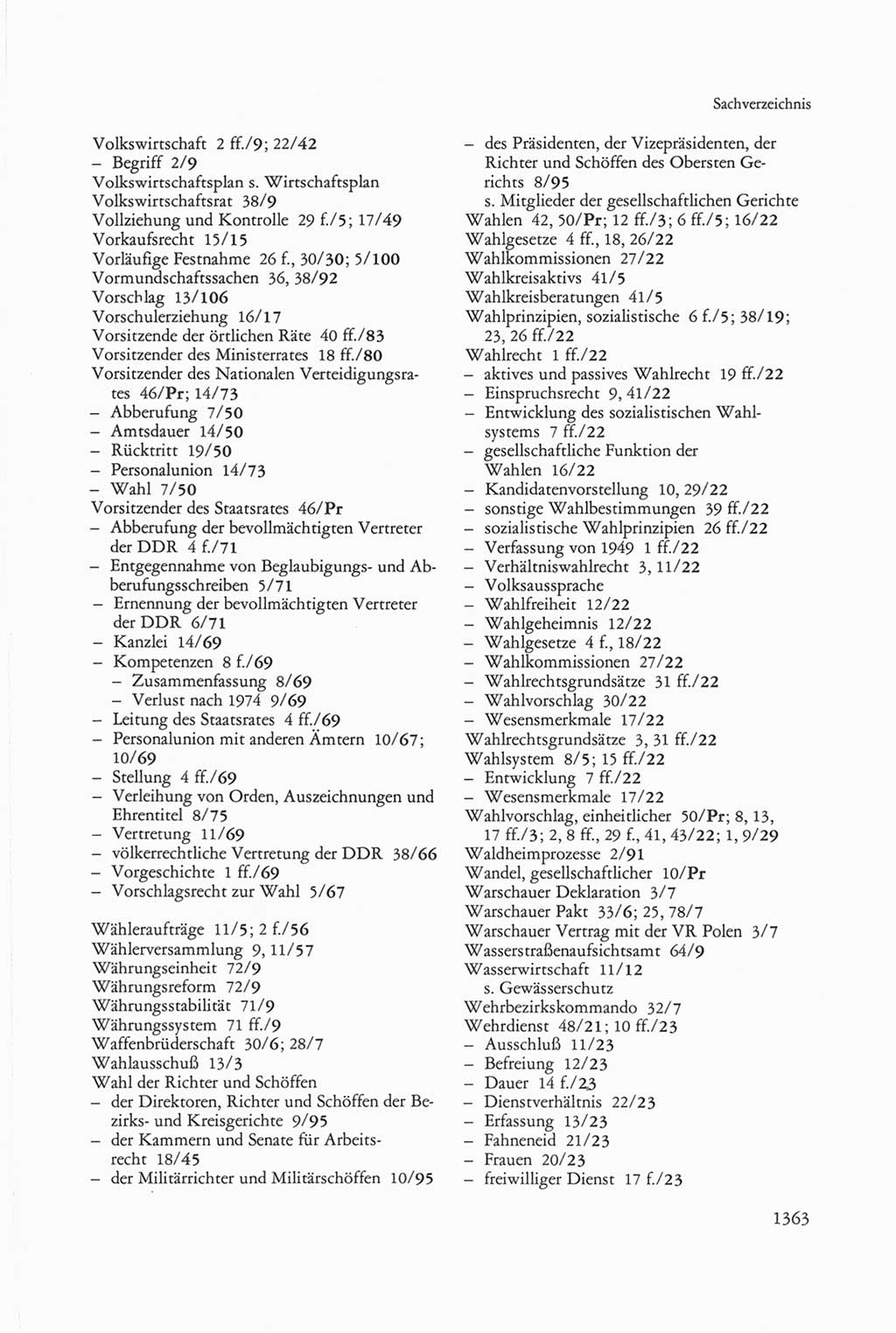 Die sozialistische Verfassung der Deutschen Demokratischen Republik (DDR), Kommentar 1982, Seite 1363 (Soz. Verf. DDR Komm. 1982, S. 1363)