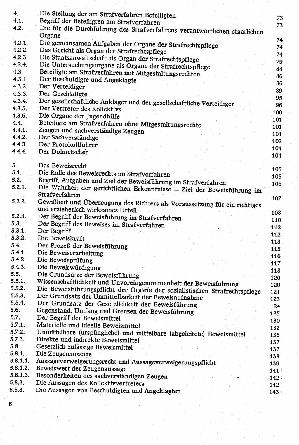 Strafverfahrensrecht [Deutsche Demokratische Republik (DDR)], Lehrbuch 1982, Seite 6 (Strafverf.-R. DDR Lb. 1982, S. 6)