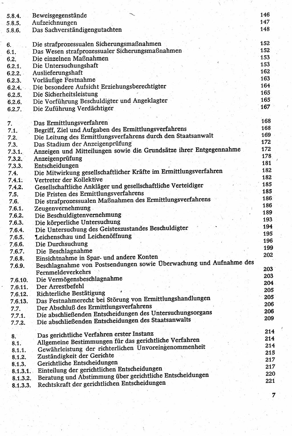 Strafverfahrensrecht [Deutsche Demokratische Republik (DDR)], Lehrbuch 1982, Seite 7 (Strafverf.-R. DDR Lb. 1982, S. 7)