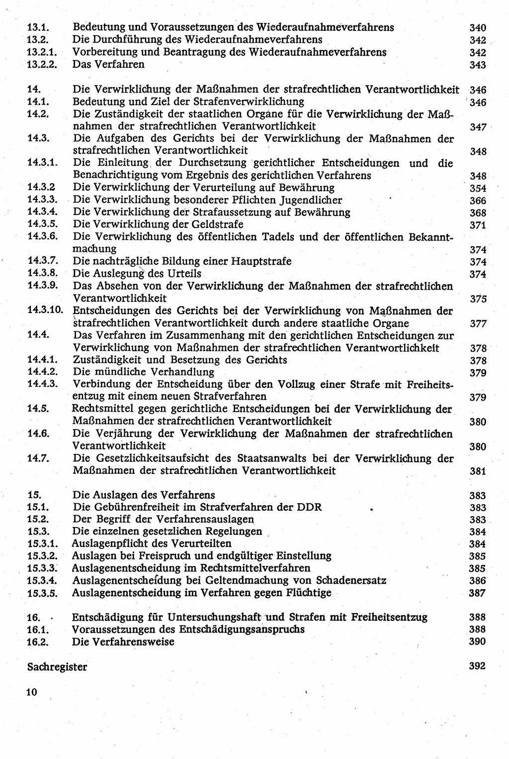 Strafverfahrensrecht [Deutsche Demokratische Republik (DDR)], Lehrbuch 1982, Seite 10 (Strafverf.-R. DDR Lb. 1982, S. 10)