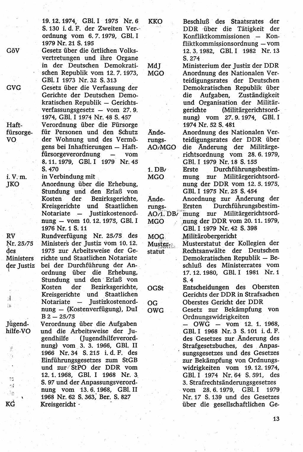Strafverfahrensrecht [Deutsche Demokratische Republik (DDR)], Lehrbuch 1982, Seite 13 (Strafverf.-R. DDR Lb. 1982, S. 13)