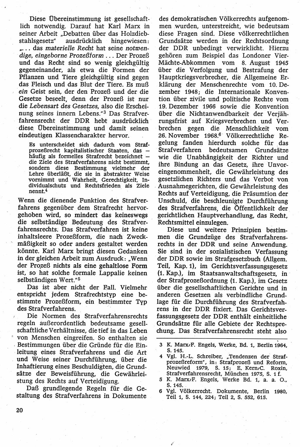 Strafverfahrensrecht [Deutsche Demokratische Republik (DDR)], Lehrbuch 1982, Seite 20 (Strafverf.-R. DDR Lb. 1982, S. 20)
