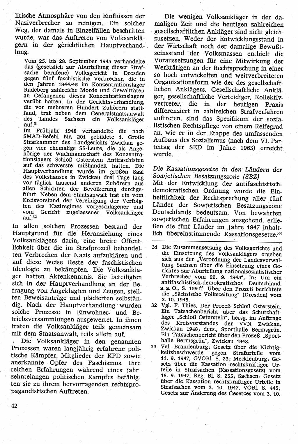Strafverfahrensrecht [Deutsche Demokratische Republik (DDR)], Lehrbuch 1982, Seite 42 (Strafverf.-R. DDR Lb. 1982, S. 42)