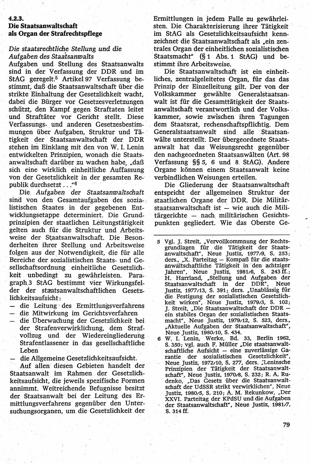 Strafverfahrensrecht [Deutsche Demokratische Republik (DDR)], Lehrbuch 1982, Seite 79 (Strafverf.-R. DDR Lb. 1982, S. 79)