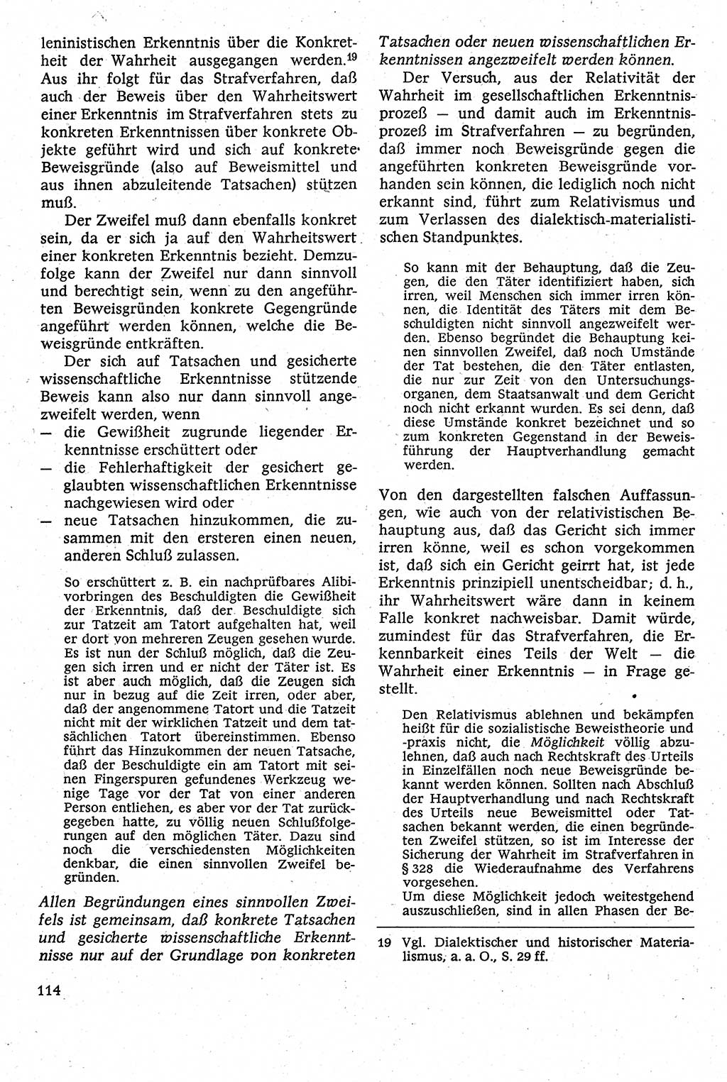 Strafverfahrensrecht [Deutsche Demokratische Republik (DDR)], Lehrbuch 1982, Seite 114 (Strafverf.-R. DDR Lb. 1982, S. 114)
