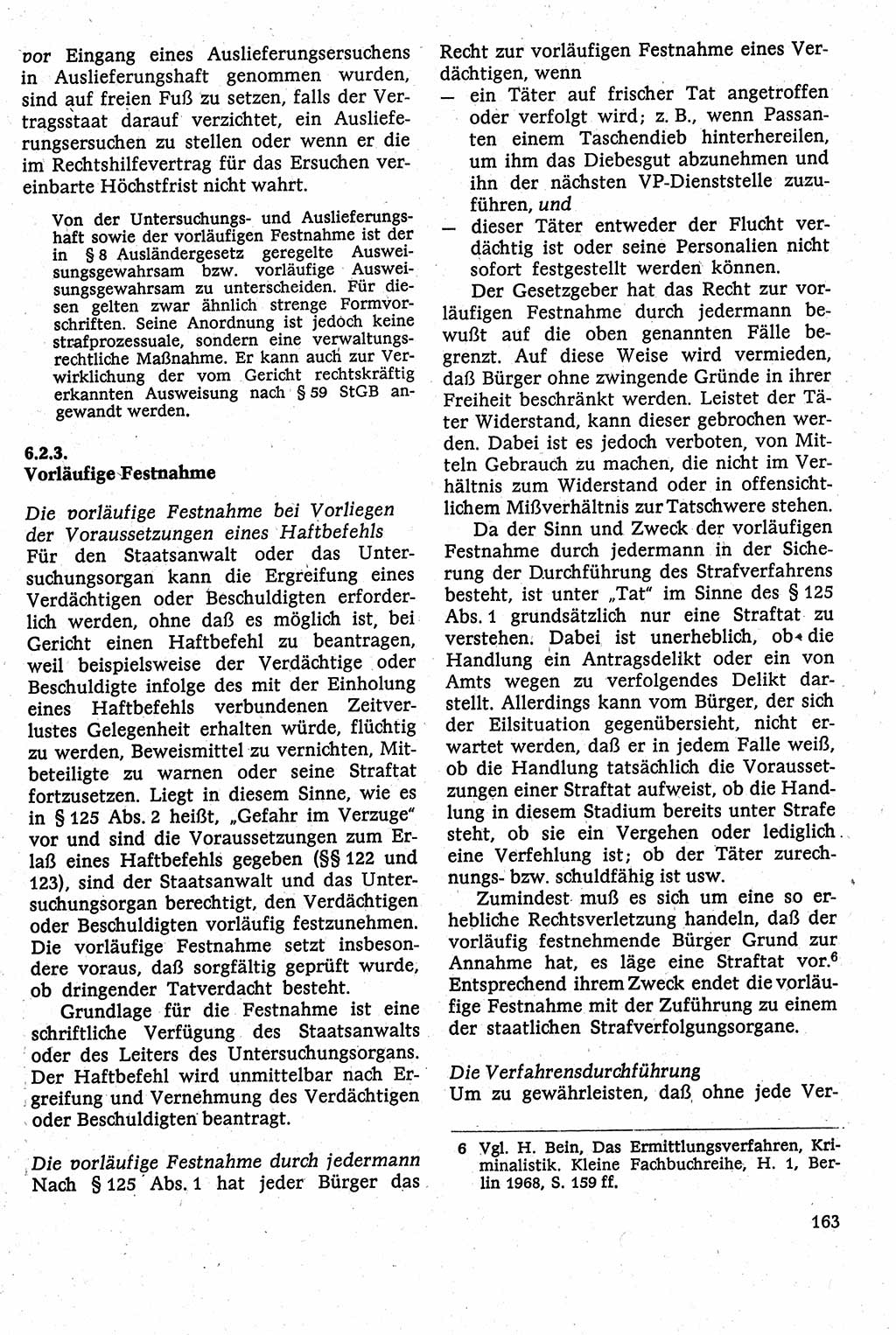 Strafverfahrensrecht [Deutsche Demokratische Republik (DDR)], Lehrbuch 1982, Seite 163 (Strafverf.-R. DDR Lb. 1982, S. 163)