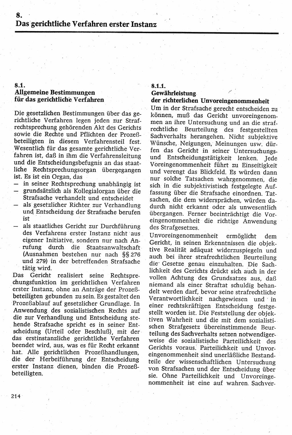 Strafverfahrensrecht [Deutsche Demokratische Republik (DDR)], Lehrbuch 1982, Seite 214 (Strafverf.-R. DDR Lb. 1982, S. 214)
