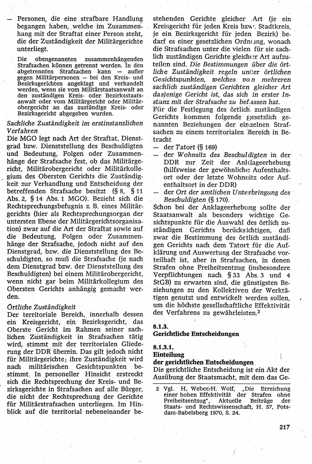 Strafverfahrensrecht [Deutsche Demokratische Republik (DDR)], Lehrbuch 1982, Seite 217 (Strafverf.-R. DDR Lb. 1982, S. 217)