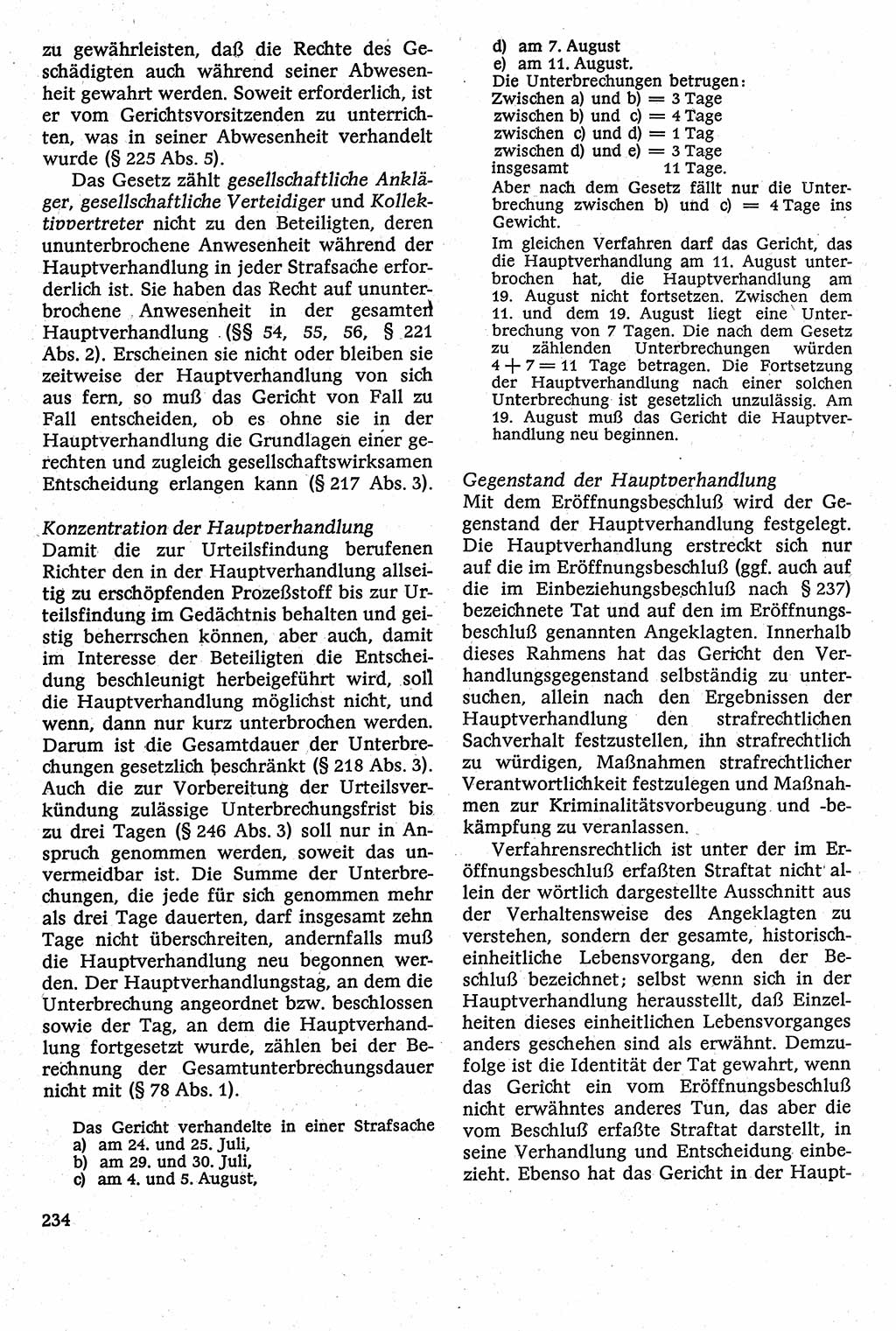 Strafverfahrensrecht [Deutsche Demokratische Republik (DDR)], Lehrbuch 1982, Seite 234 (Strafverf.-R. DDR Lb. 1982, S. 234)