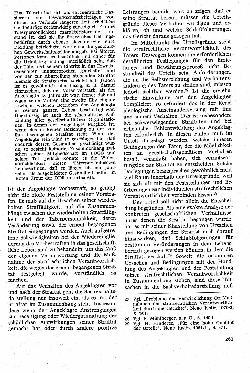 Strafverfahrensrecht [Deutsche Demokratische Republik (DDR)], Lehrbuch 1982, Seite 263 (Strafverf.-R. DDR Lb. 1982, S. 263)