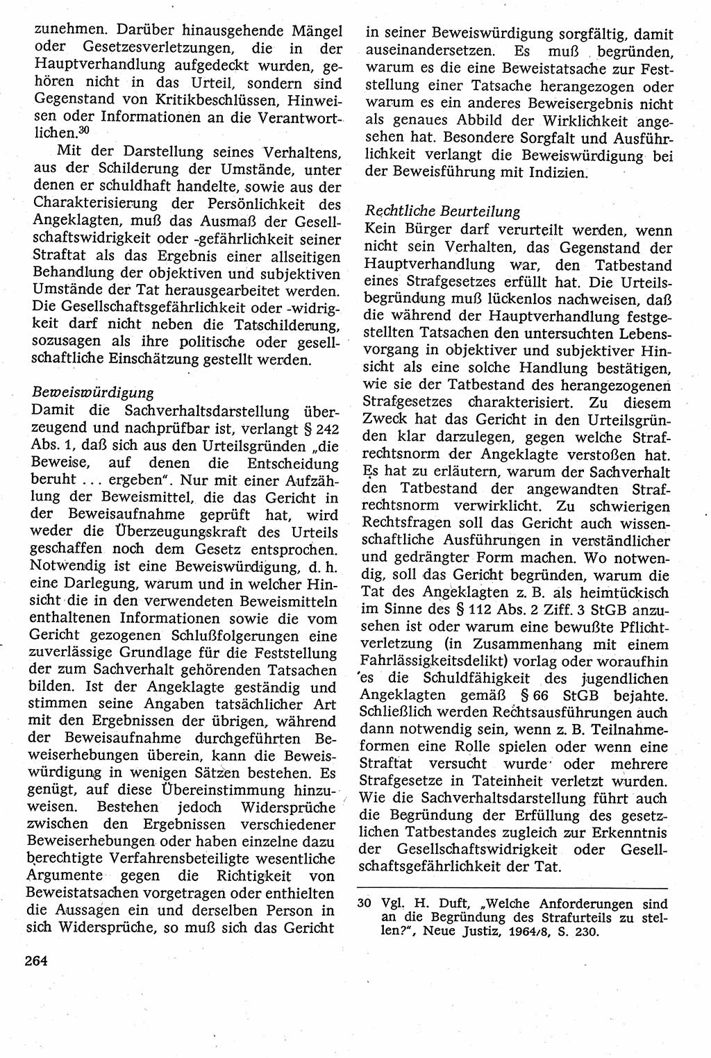 Strafverfahrensrecht [Deutsche Demokratische Republik (DDR)], Lehrbuch 1982, Seite 264 (Strafverf.-R. DDR Lb. 1982, S. 264)