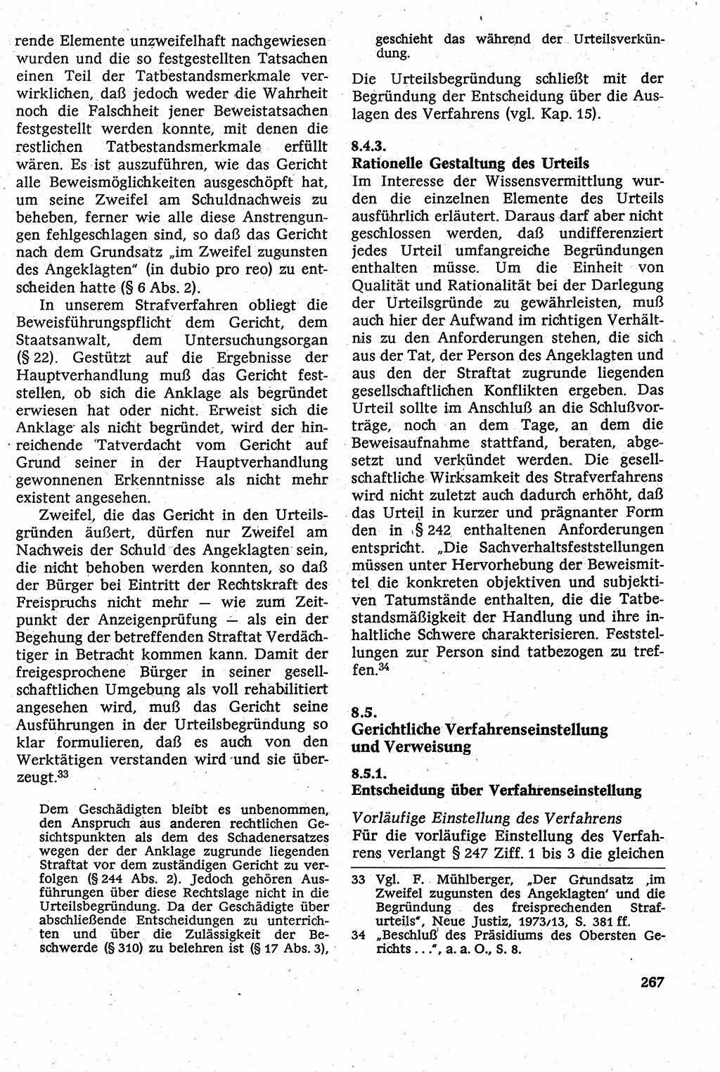 Strafverfahrensrecht [Deutsche Demokratische Republik (DDR)], Lehrbuch 1982, Seite 267 (Strafverf.-R. DDR Lb. 1982, S. 267)