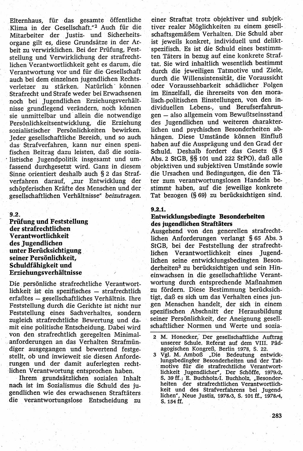 Strafverfahrensrecht [Deutsche Demokratische Republik (DDR)], Lehrbuch 1982, Seite 283 (Strafverf.-R. DDR Lb. 1982, S. 283)
